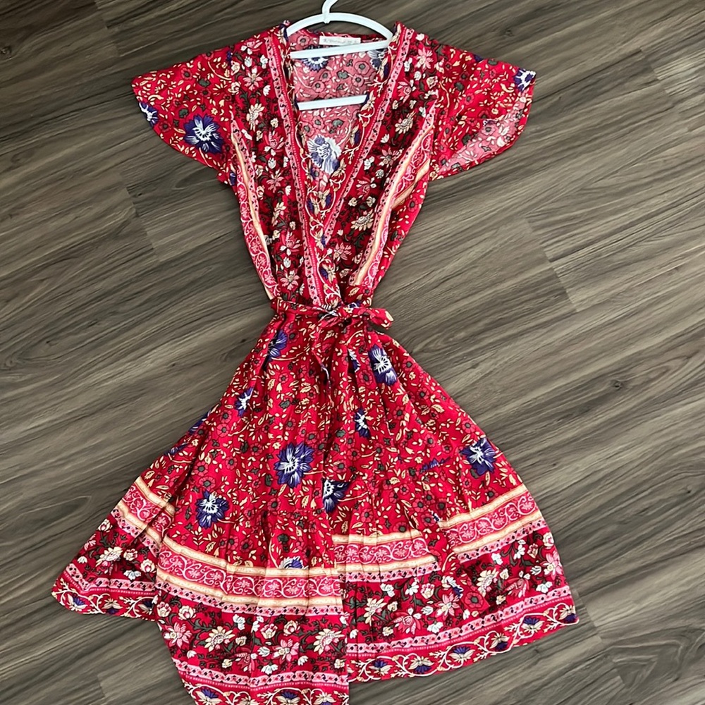 Wrap around dress